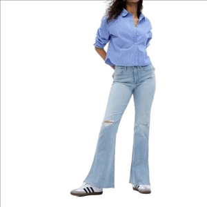 Gap '70s Flare High Rise Jeans Size 32 14